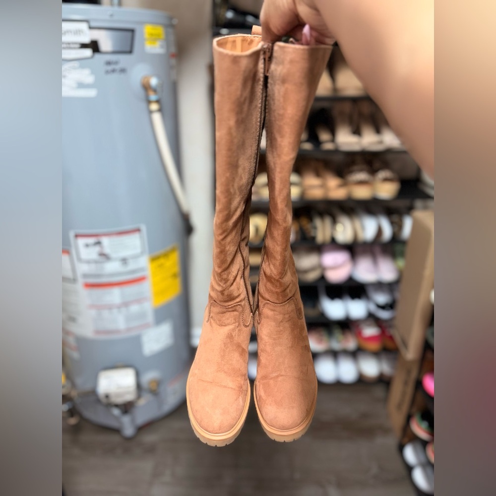 Target Tan Heeled Boots for Women